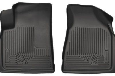 Husky Liners 09-14 Chevy Traverse/07-14 GMC Acadia Weatherbeater Black Front Floor - Mats