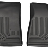 Husky Liners 09-14 Chevy Traverse/07-14 GMC Acadia Weatherbeater Black Front Floor - Mats