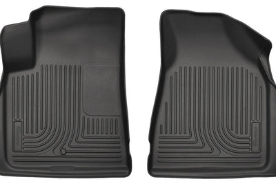 Husky Liners 09-14 Chevy Traverse/07-14 GMC Acadia Weatherbeater Black Front Floor - Mats