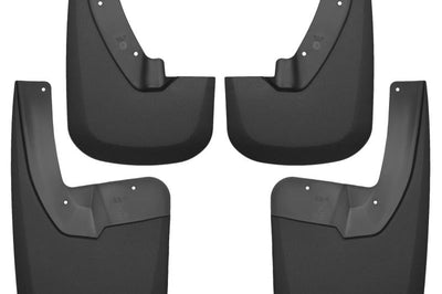 Husky Liners 09-17 Dodge Ram 1500/2500 Both w/ OE Fender Flares Front and Rear Mud Guards - Black - Body Armor &