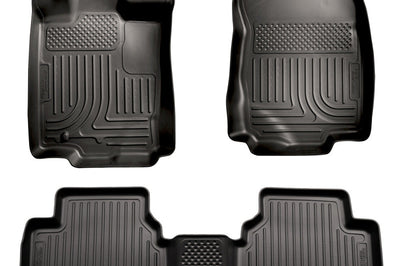 Husky Liners 10-12 Ford Fusion/Lincoln MKZ (FWD) WeatherBeater Combo Black Floor - Mats