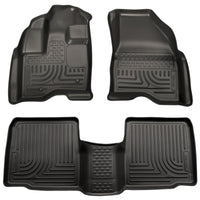 Husky Liners 10-13 Ford Taurus WeatherBeater Combo Black Floor - Mats