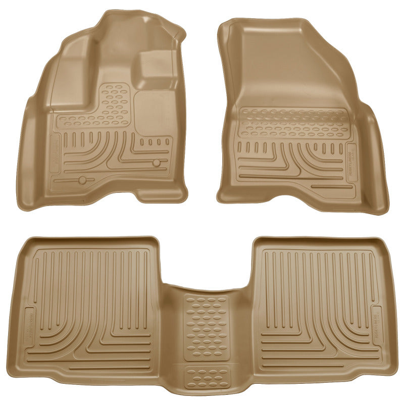 Husky Liners 10-13 Ford Taurus WeatherBeater Combo Tan Floor - Mats