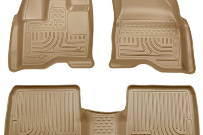 Husky Liners 10-13 Ford Taurus WeatherBeater Combo Tan Floor - Mats