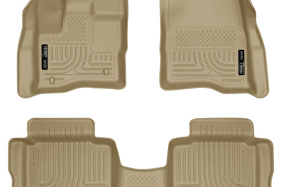 Husky Liners 10-13 Ford Taurus WeatherBeater Combo Tan Floor - Mats