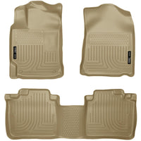 Husky Liners 10-13 Lexus RX350/RX450h WeatherBeater Tan Front & 2nd Seat Floor - Mats