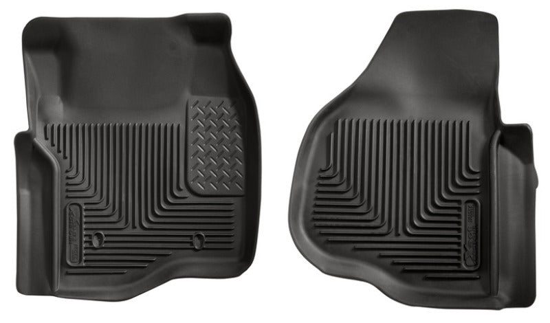 Husky Liners 11-12 Ford F250/F350/F450 Series Reg/Super/Crew Cab X-Act Contour Black Floor - Mats