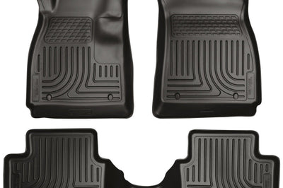 Husky Liners 11-12 Ford Fiesta WeatherBeater Combo Black Floor - Mats