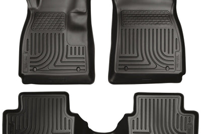 Husky Liners 11-12 Ford Fiesta WeatherBeater Combo Black Floor - Mats