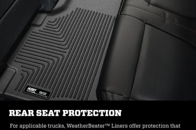 Husky Liners 11-12 Ford SD Crew Cab WeatherBeater Combo Tan Floor (w/o Manual Trans Case) - Mats