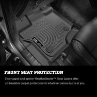 Husky Liners 11-12 Ford SD Crew Cab WeatherBeater Combo Tan Floor (w/o Manual Trans Case) - Mats