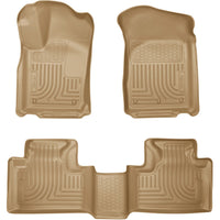 Husky Liners 11-13 Dodge Durango / Jeep Grand Cherokee WeatherBeater Combo Tan Floor - Mats