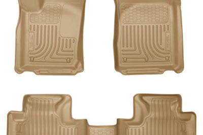 Husky Liners 11-13 Dodge Durango / Jeep Grand Cherokee WeatherBeater Combo Tan Floor - Mats