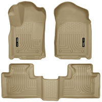 Husky Liners 11-13 Dodge Durango / Jeep Grand Cherokee WeatherBeater Combo Tan Floor - Mats