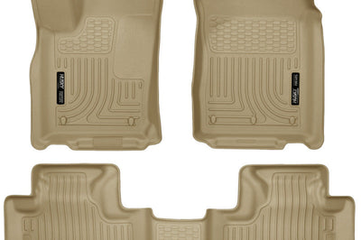 Husky Liners 11-13 Dodge Durango / Jeep Grand Cherokee WeatherBeater Combo Tan Floor - Mats