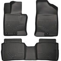 Husky Liners 11-14 Kia Optima Weatherbeater Black Front & 2nd Seat Floor - Mats