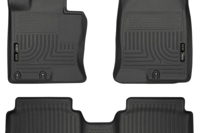 Husky Liners 11-14 Kia Optima Weatherbeater Black Front & 2nd Seat Floor - Mats