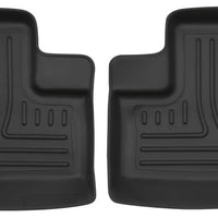 Husky Liners 11-15 Jeep Wrangler 2 Door X-Act Contour Black 2nd Row Floor - Mats