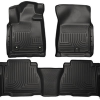 Husky Liners 12-13 Toyota Tundra Weatherbeater Black Front & 2nd Seat Floor - Mats
