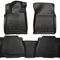 Husky Liners 12-13 Toyota Tundra Weatherbeater Black Front & 2nd Seat Floor - Mats