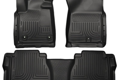 Husky Liners 12-13 Toyota Tundra Weatherbeater Black Front & 2nd Seat Floor - Mats