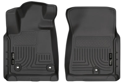 Husky Liners 12-13 Toyota Tundra Weatherbeater Black Front Floor - Mats