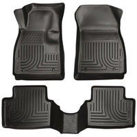 Husky Liners 12-14 Chevrolet Sonic Weatherbeater Black Front & 2nd Seat Floor - Mats