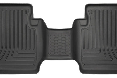 Husky Liners 12-15 Toyota Tacoma Extended Cab WeatherBeater Second Row Black Floor - Mats