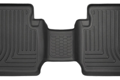 Husky Liners 12-15 Toyota Tacoma Extended Cab WeatherBeater Second Row Black Floor - Mats