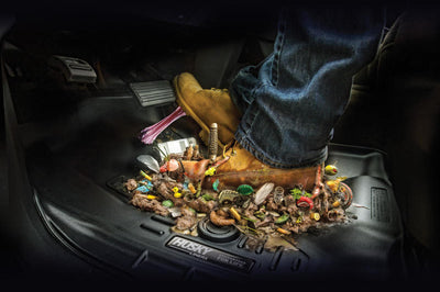 Husky Liners 13-15 Hyundai Sante Fe Sport/Sport 2.0T WeatherBeater Front Row Black Floor - Mats