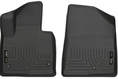 Husky Liners 13-15 Hyundai Sante Fe Sport/Sport 2.0T WeatherBeater Front Row Black Floor - Mats