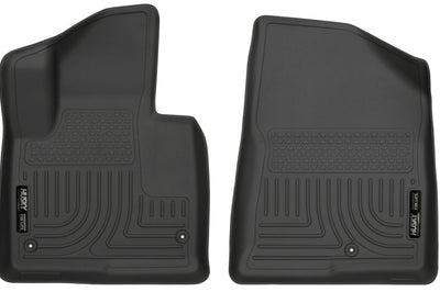 Husky Liners 13-15 Hyundai Sante Fe Sport/Sport 2.0T WeatherBeater Front Row Black Floor - Mats
