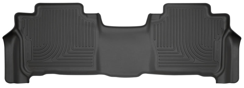 Husky Liners 13-16 Lexus LX570 / Toyota Land Cruiser WeatherBeater 2nd Row Black Floor - Mats