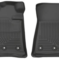 Husky Liners 13-16 Lexus LX570 / Toyota Land Cruiser Weatherbeater Black Front Floor - Mats