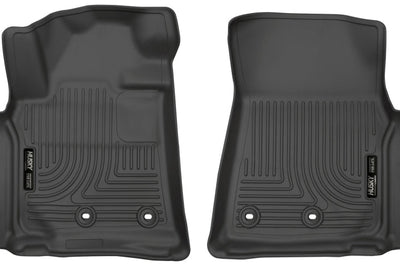 Husky Liners 13-16 Lexus LX570 / Toyota Land Cruiser Weatherbeater Black Front Floor - Mats