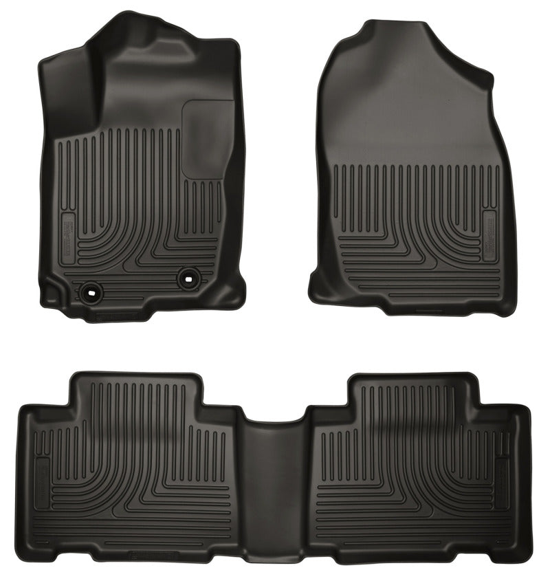 Husky Liners 13 Toyota RAV4 Weatherbeater Black Front & 2nd Seat Floor - Mats