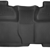 Husky Liners 14-15 Chevy Silverado Crew Cab X-Act Contour Black 2nd Row Floor - Mats
