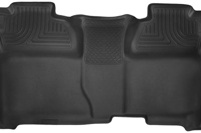 Husky Liners 14-15 Chevy Silverado Crew Cab X-Act Contour Black 2nd Row Floor - Mats