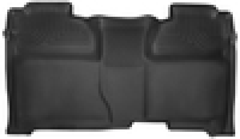 Husky Liners 14-15 Chevy Silverado Crew Cab X-Act Contour Black 2nd Row Floor - Mats