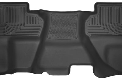 Husky Liners 14-15 Chevy Silverado Double Cab X-Act Contour Black 2nd Row Floor - Mats