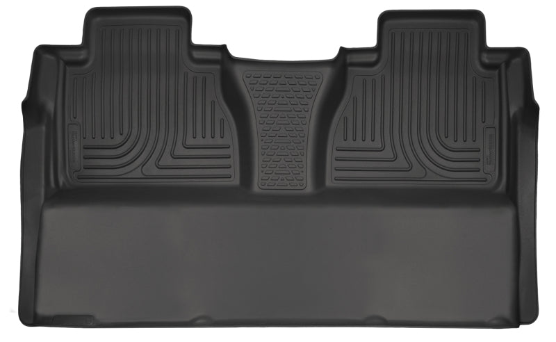Husky Liners 14-15 Toyota Tundra CrewMax Cab Pickup Weatherbeater Black 2nd Seat Floor - Mats