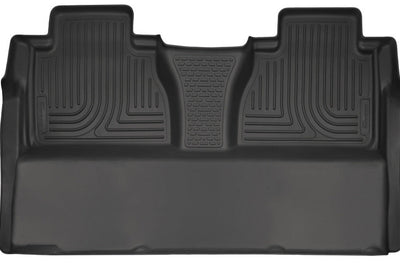 Husky Liners 14-15 Toyota Tundra CrewMax Cab Pickup Weatherbeater Black 2nd Seat Floor - Mats