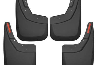 Husky Liners 14-17 Chevy Silverado 1500 / 15-16 2500 HD Front and Rear Mud Guards - Black - Body Armor & Protection