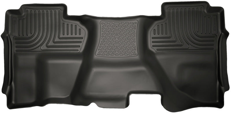 Husky Liners 14 Chevrolet Silverado/14 GMC Sierra 1500 Weatherbeater Black 2nd Seat Floor Liner - Mats
