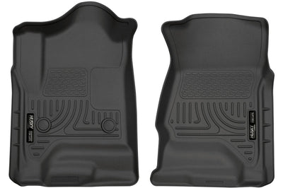 Husky Liners 14 Chevrolet Silverado 1500/GMC Sierra 1500 WeatherBeater Black Front Floor - Mats