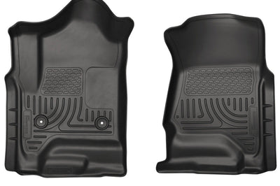 Husky Liners 14 Chevrolet Silverado 1500/GMC Sierra 1500 WeatherBeater Black Front Floor - Mats