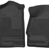 Husky Liners 14 Chevrolet Silverado 1500 / GMC Sierra X-Act Contour Black Front Floor - Mats
