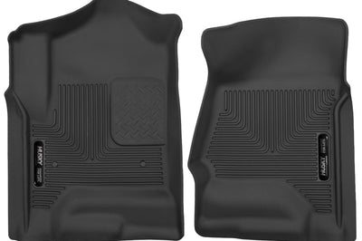 Husky Liners 14 Chevrolet Silverado 1500 / GMC Sierra X-Act Contour Black Front Floor - Mats