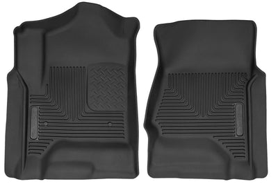 Husky Liners 14 Chevrolet Silverado 1500 / GMC Sierra X-Act Contour Black Front Floor - Mats