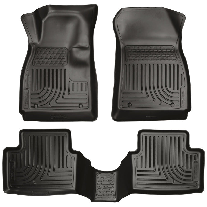 Husky Liners 14 Mazda 6 Touring/Grand Touring/Sport Weatherbeater Black Front & 2nd Seat Floor Liner - Mats